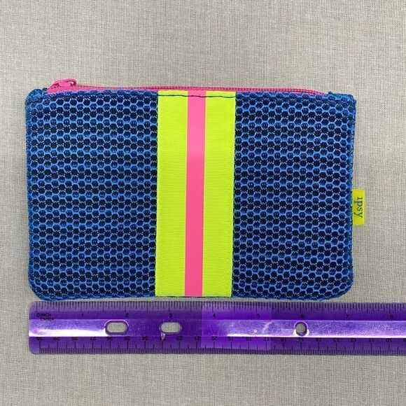 Ipsy Neon Stripe Makeup Bag - Picture 5 of 6